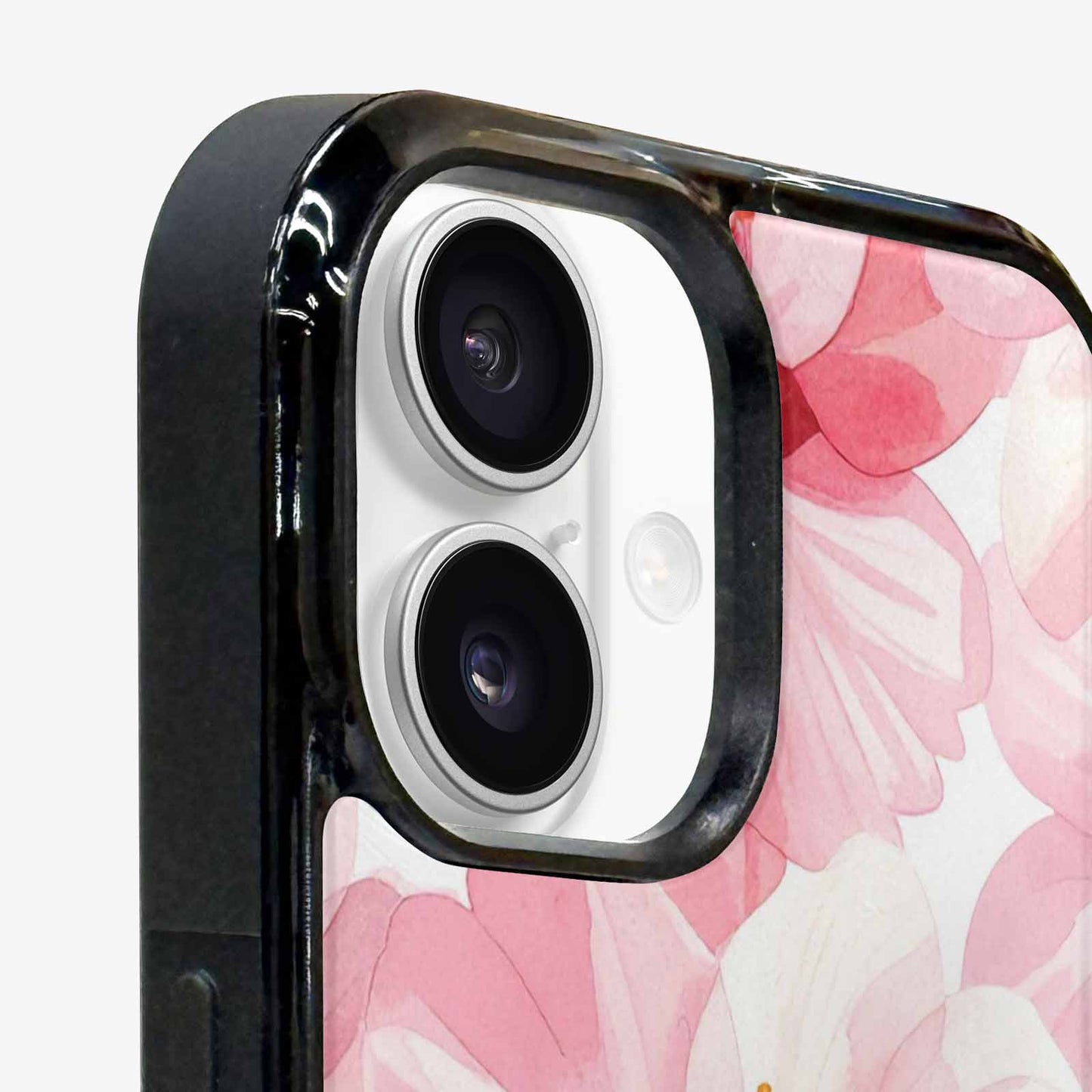 iPhone 16 Plus Case — Japanese Cherry Blossom Pattern Sakura Flowers, Custom Made Phone Cover