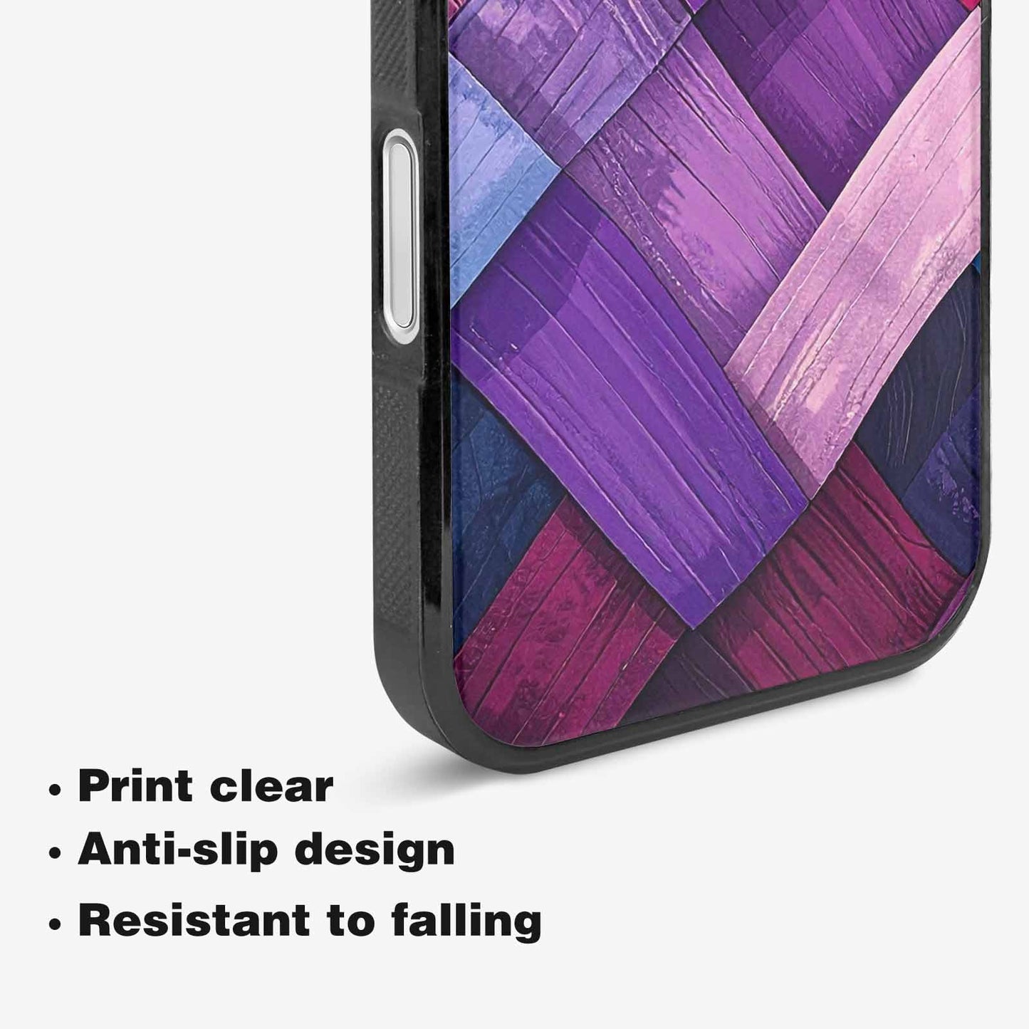 iPhone 16 Case — Genderfluid Flag Color Theme Small Rainbow, Original Design Phone Case