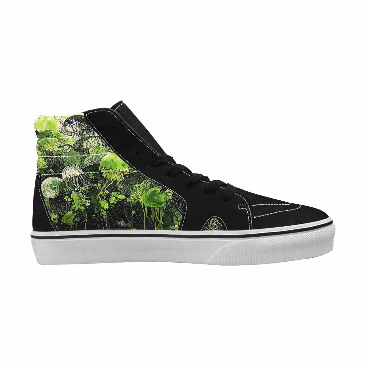 MEN'S Sea Creature Burst High Top Canvas Melting Art Sneakers