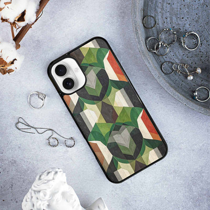 iPhone 16 Plus Case — Aromantic Flag Color Theme Small Rainbow, Custom Phone Case