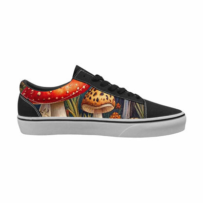 WOMEN'S Mushrooms Lace-Up Canvas Vivid Sneakers