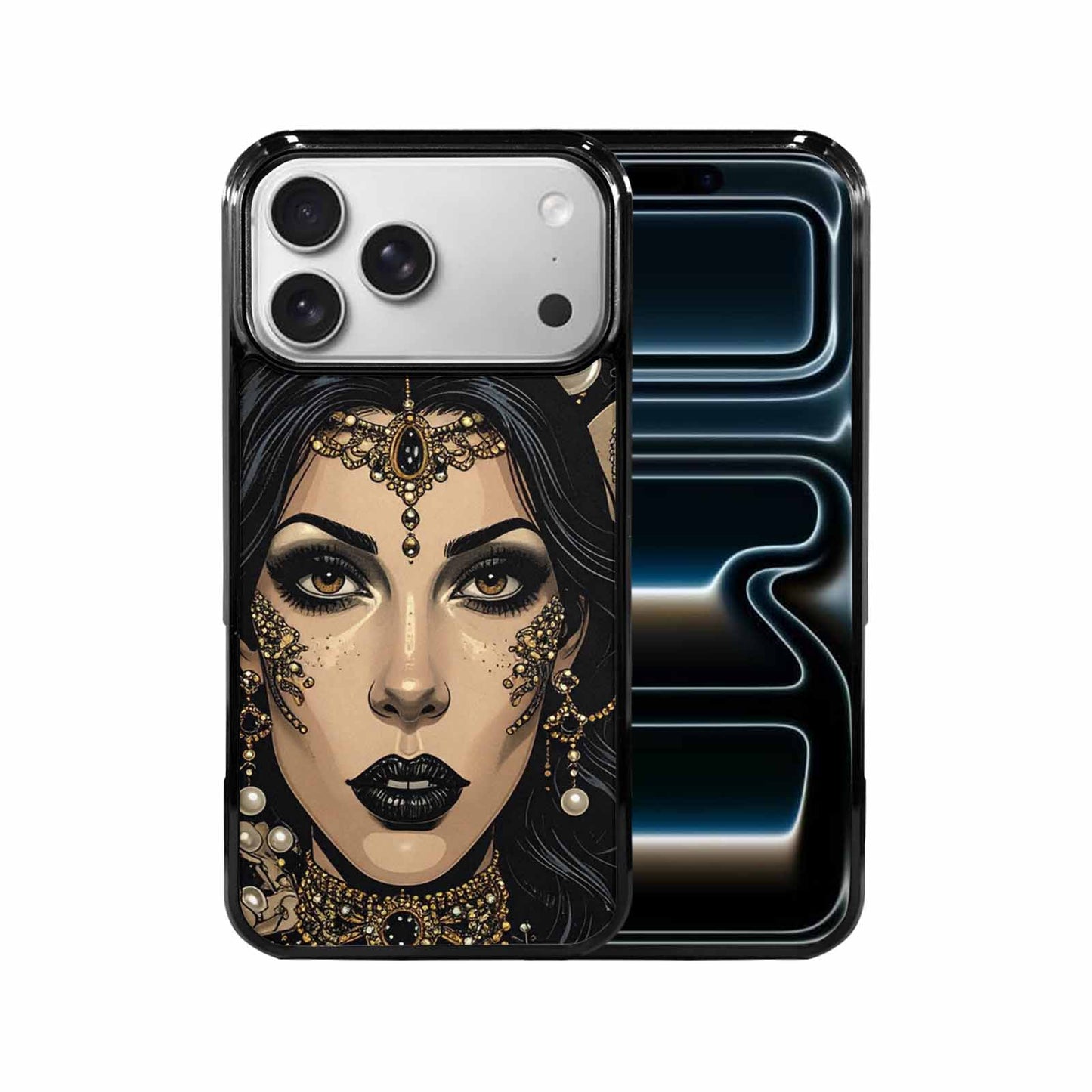 iPhone 17 Pro Max Case — Skull Dark Art Gothic Print Gothic, Original Design Phone Case