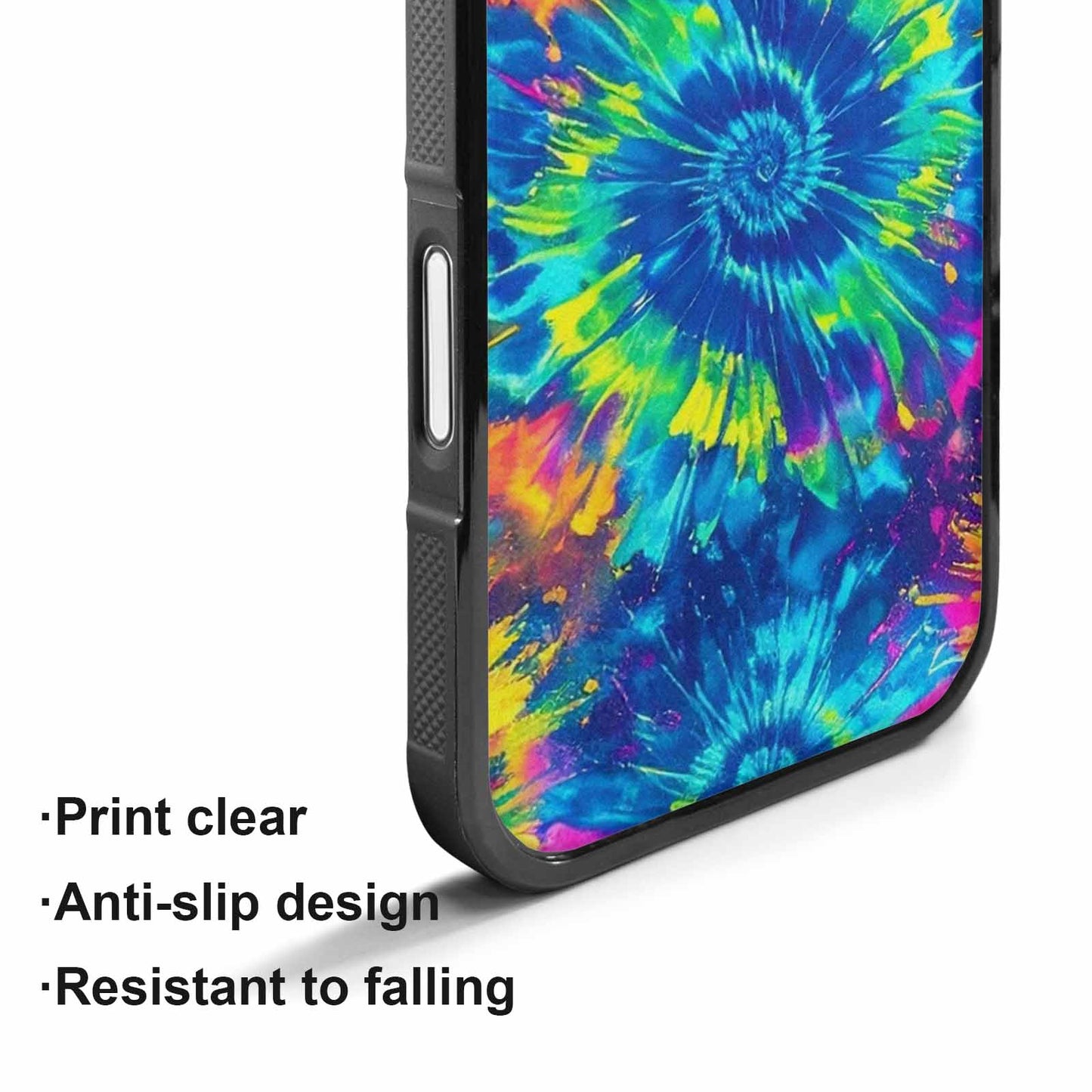 iPhone 17 Case — Tie Dye Neon Acid Tie Dye, Custom Made Phone Cover
