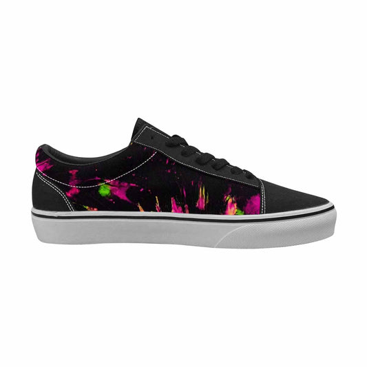 MEN'S Acid Wash Tie Dye Neon Canvas Lace-Up Dreamcore Shoes