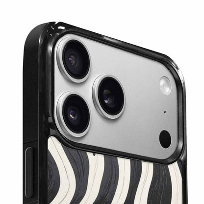 iPhone 17 Pro Case — Modern Zebra Stripe Print Crisp Animal, Unique Phone Case Design