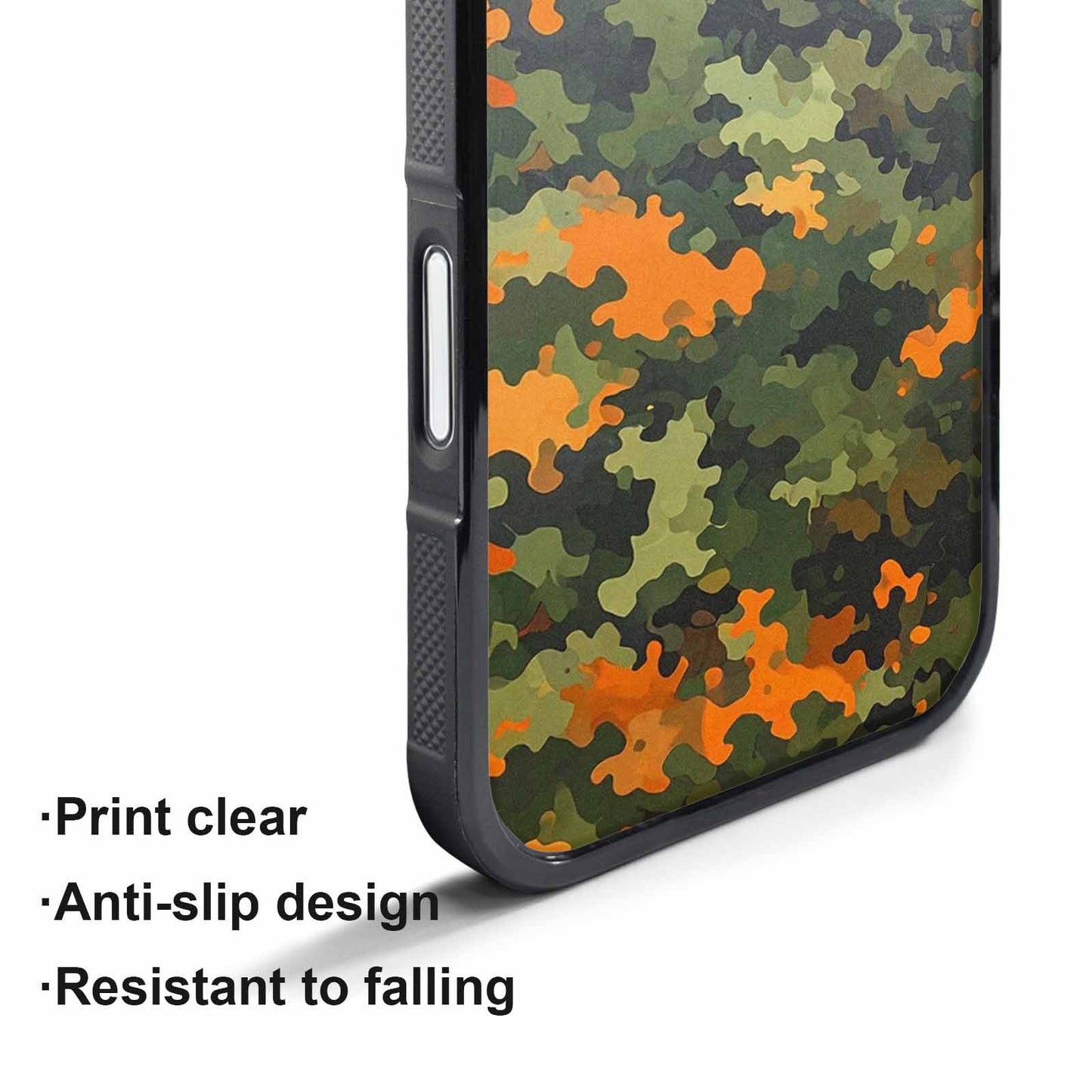iPhone 17 Pro Max Case — Small Military Camouflage Blotch Camo, Unique Phone Case Design