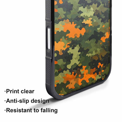 iPhone 17 Pro Max Case — Small Military Camouflage Blotch Camo, Unique Phone Case Design