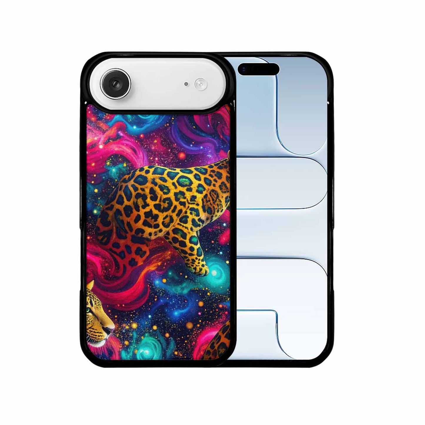 iPhone 17 Air Case — Leopard Print Galaxy Seamless Pattern Animal, Custom Made Phone Cover