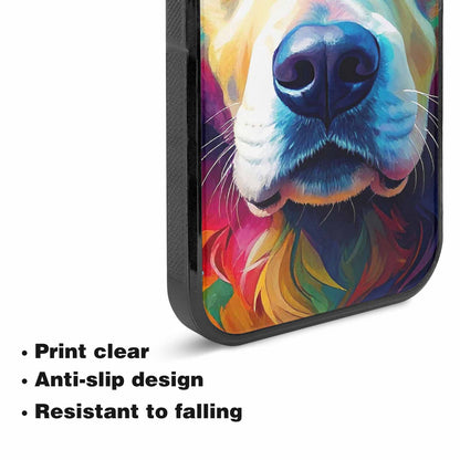iPhone 15 Plus Case — Golden Retriever Watercolor Art Pattern, Personalized Phone Case