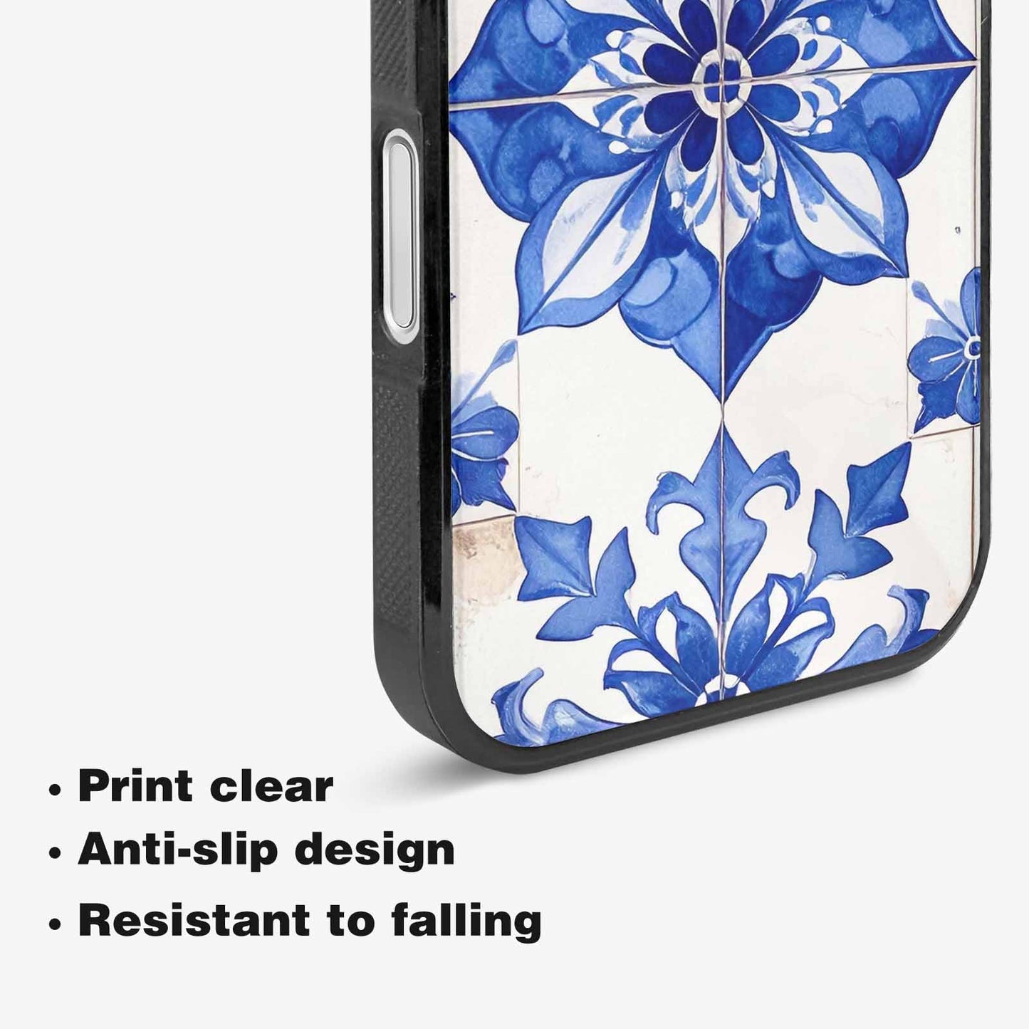 iPhone 16 Case — Mexican Talavera Tile Pattern Floral Geometric, Custom Made Phone Cover