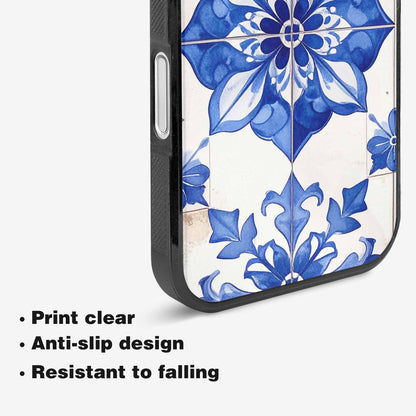 iPhone 16 Case — Mexican Talavera Tile Pattern Floral Geometric, Custom Made Phone Cover