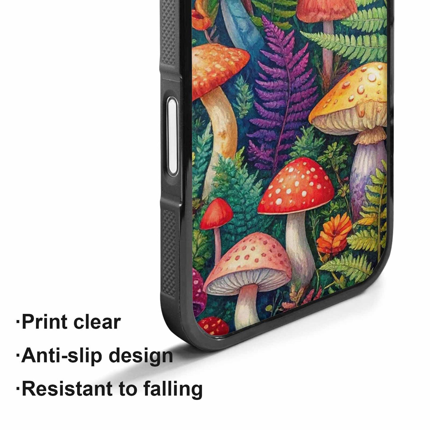 iPhone 17 Case — Mushrooms Botanicalmushrooms P Rk2 Floral, Custom Designed Case Cover