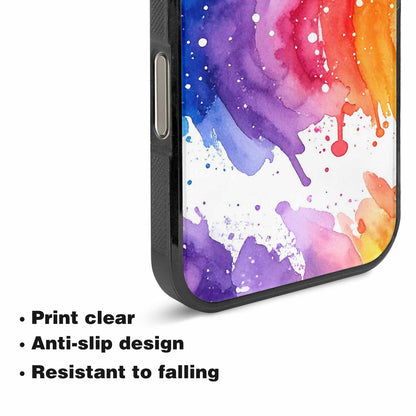 iPhone 16 Pro Max Case — Watercolor Splash Abstract Pattern Seamless Repeat, Custom Art Phone Cover