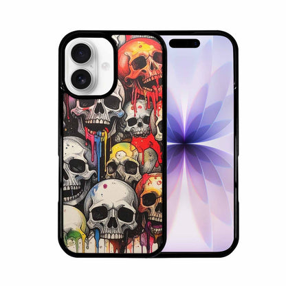 iPhone 17 Case — Rainbow From Skull\'s Mouth Gothic Skulls, Original Design Phone Case