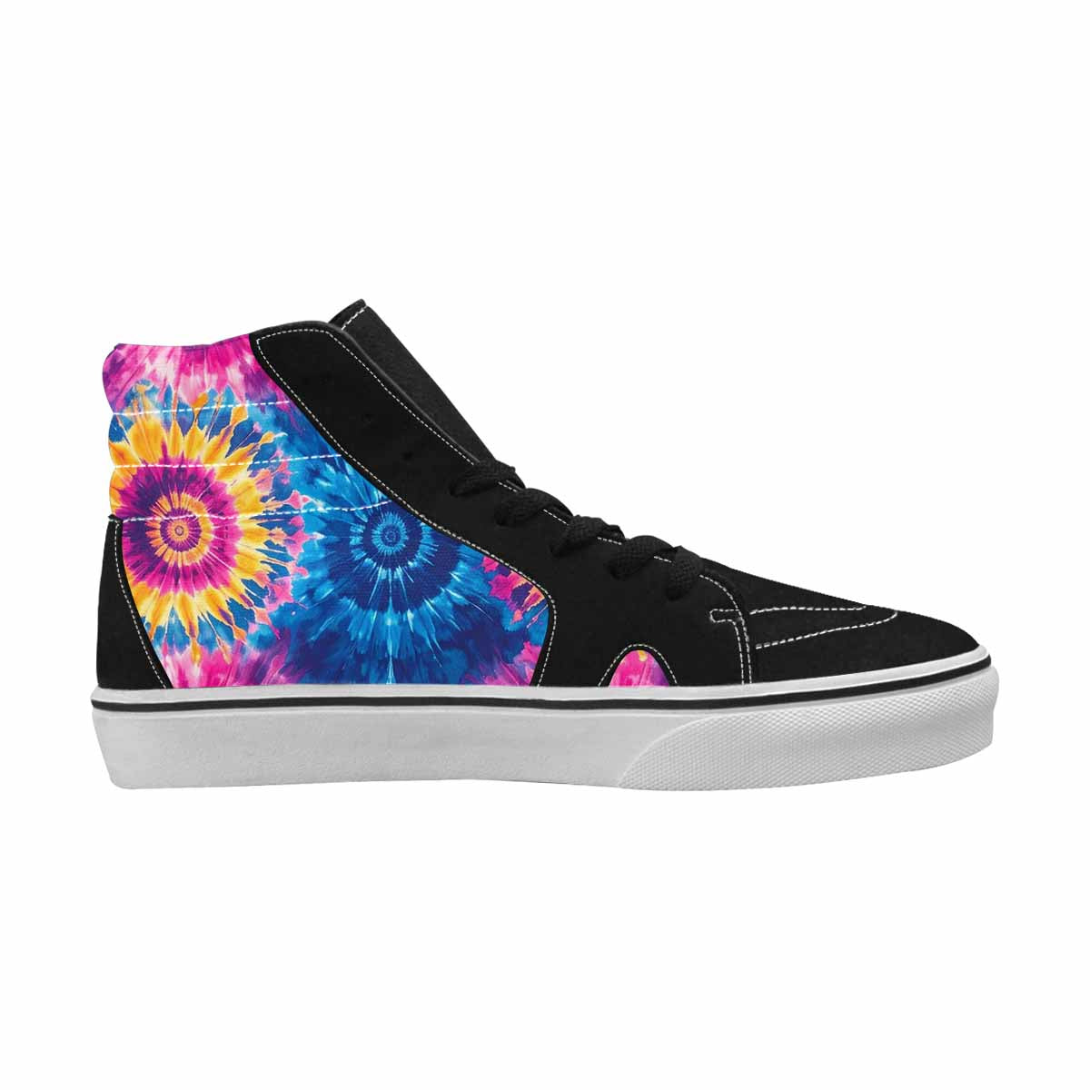 WOMEN'S Tie Dye Swirl High Top Canvas Vivid Shoes