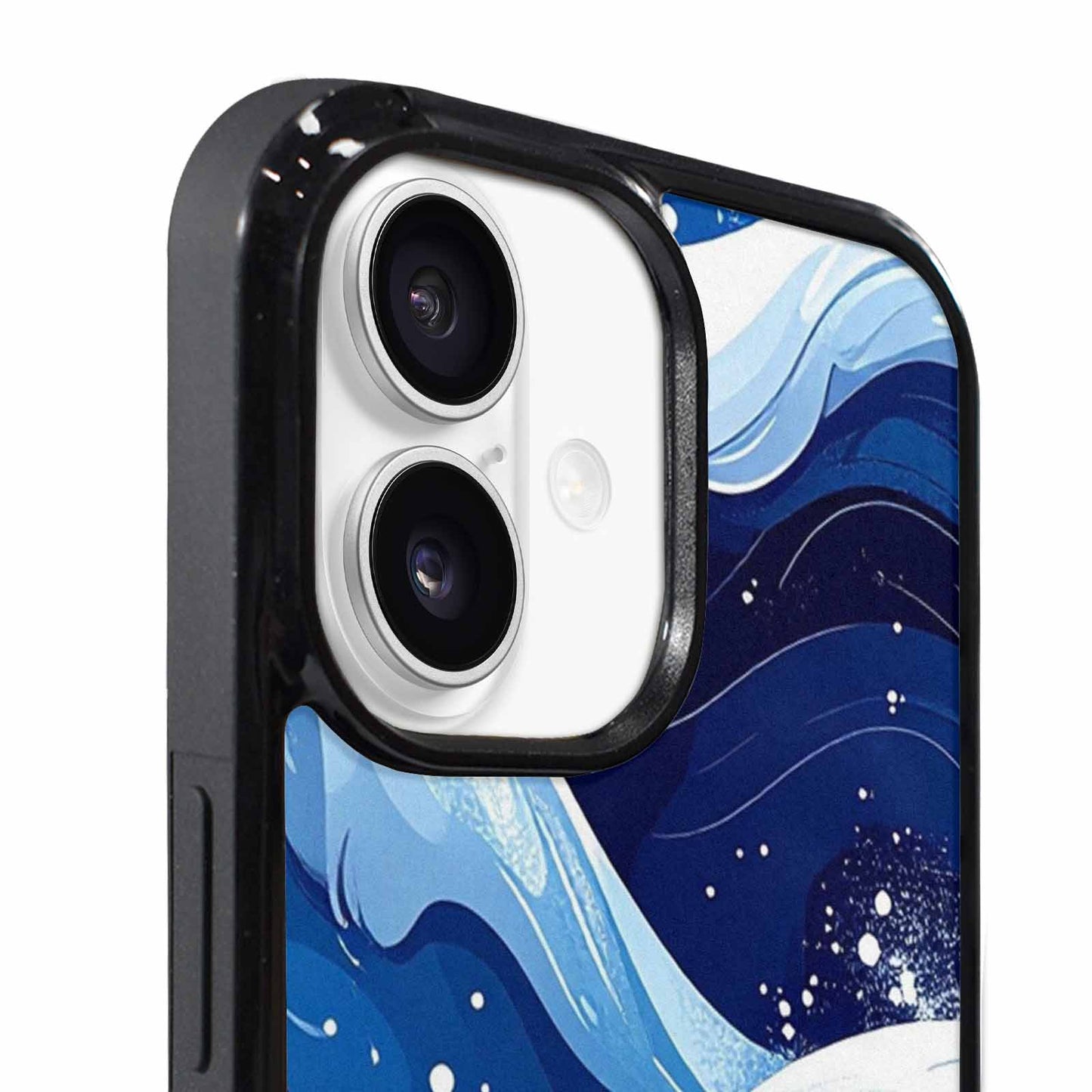 iPhone 17 Case — Glossy Winter Wave Cartoon Cute, Custom Print Case Cover