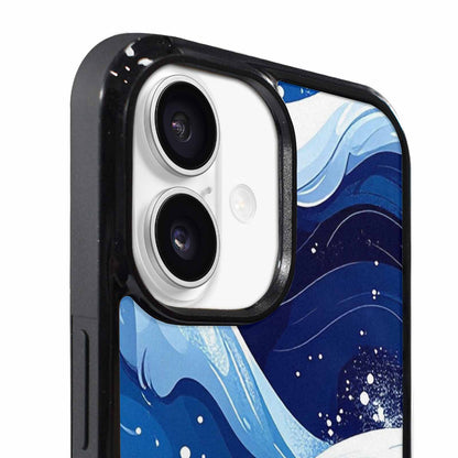iPhone 17 Case — Glossy Winter Wave Cartoon Cute, Custom Print Case Cover