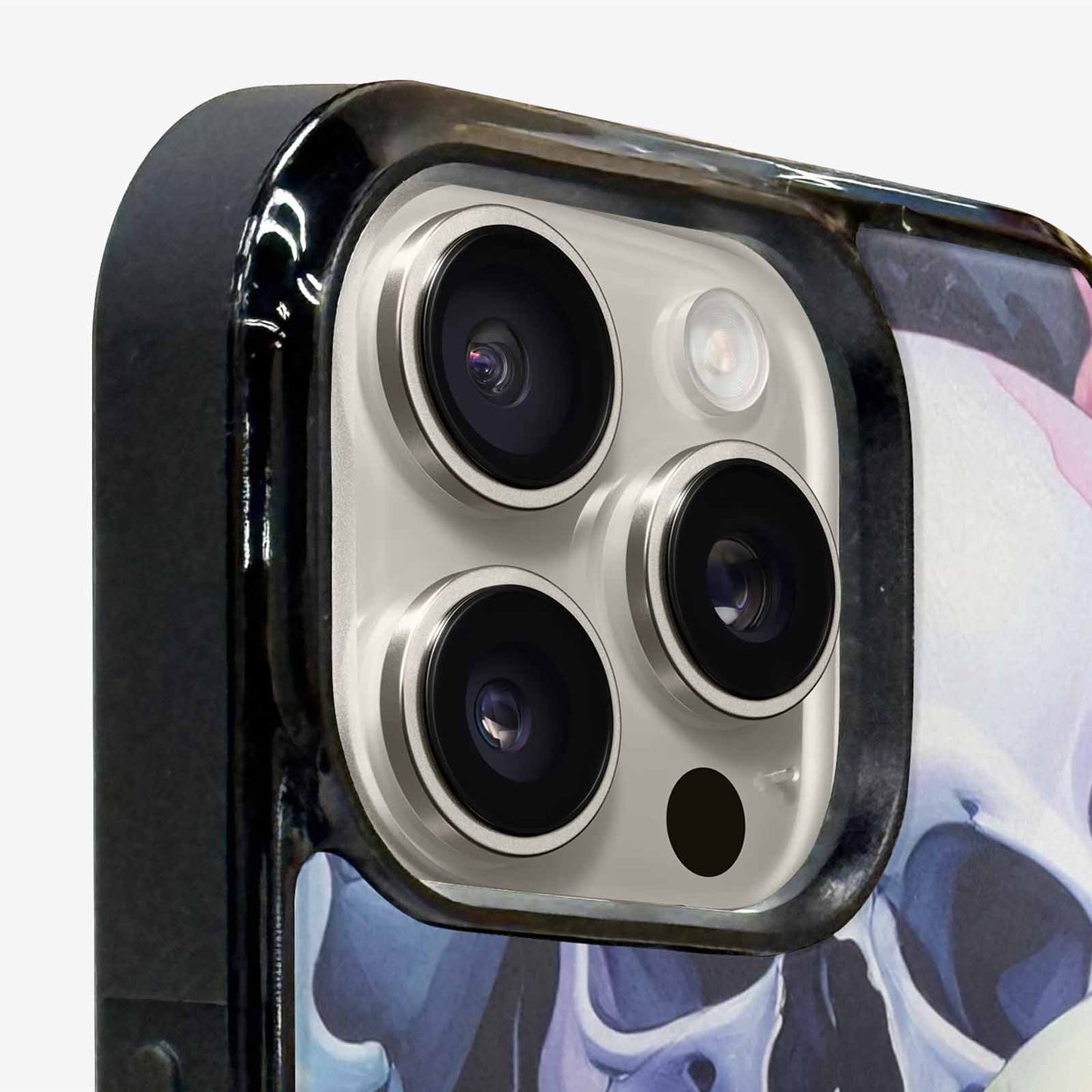 iPhone 16 Pro Max Case — Dark Black And White Color Tone, Custom Print Case Cover