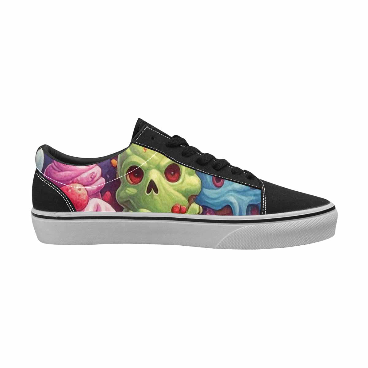 WOMEN'S Ice Cream Monsters  Lace-Up Canvas Dreamlike Custom Shoes