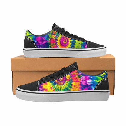WOMEN'S Tie Dye - Canvas Lace-Up Dark Academia Shoes