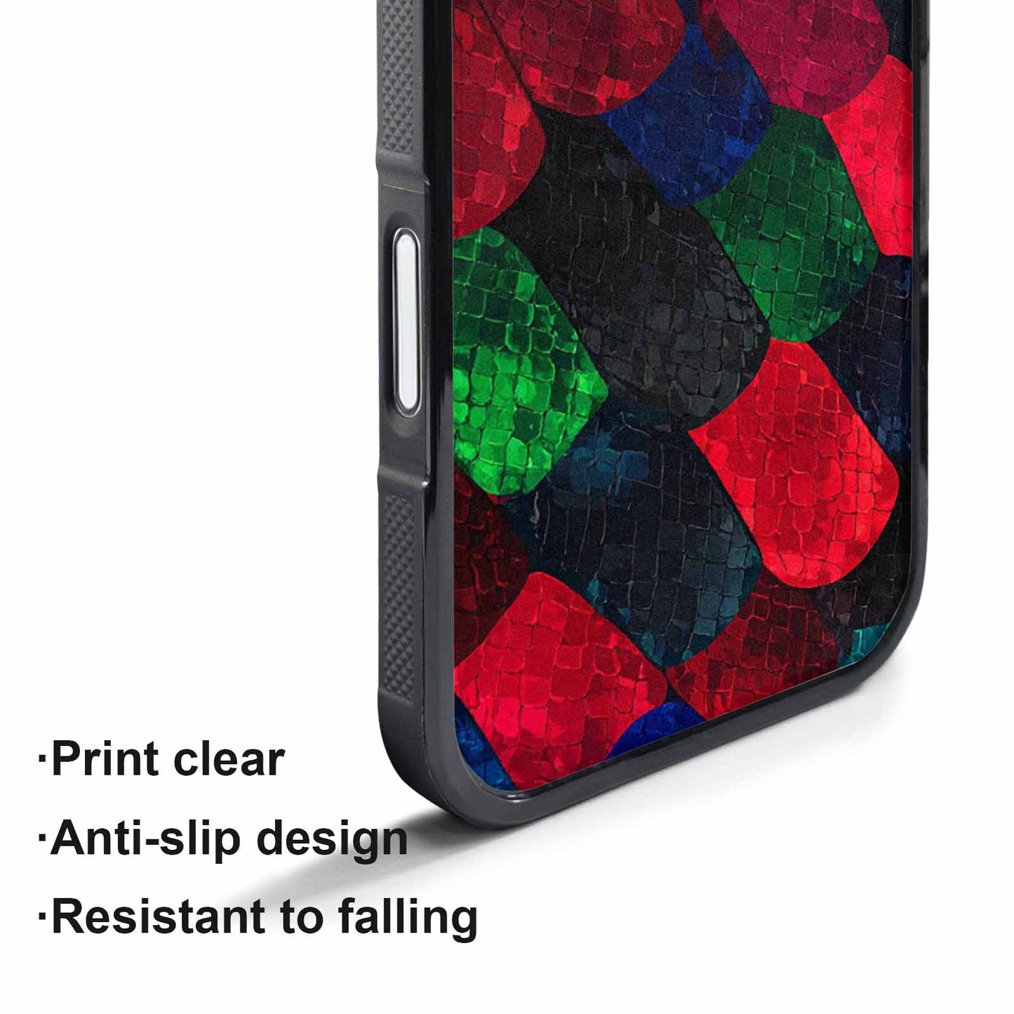iPhone 17 Air Case — Snake Print Dark Seamless Pattern Animal, Customized Protective Case