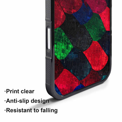 iPhone 17 Air Case — Snake Print Dark Seamless Pattern Animal, Customized Protective Case