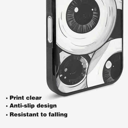 iPhone 16 Plus Case — Googly Cartoon Eyeballs, Customized Protective Case