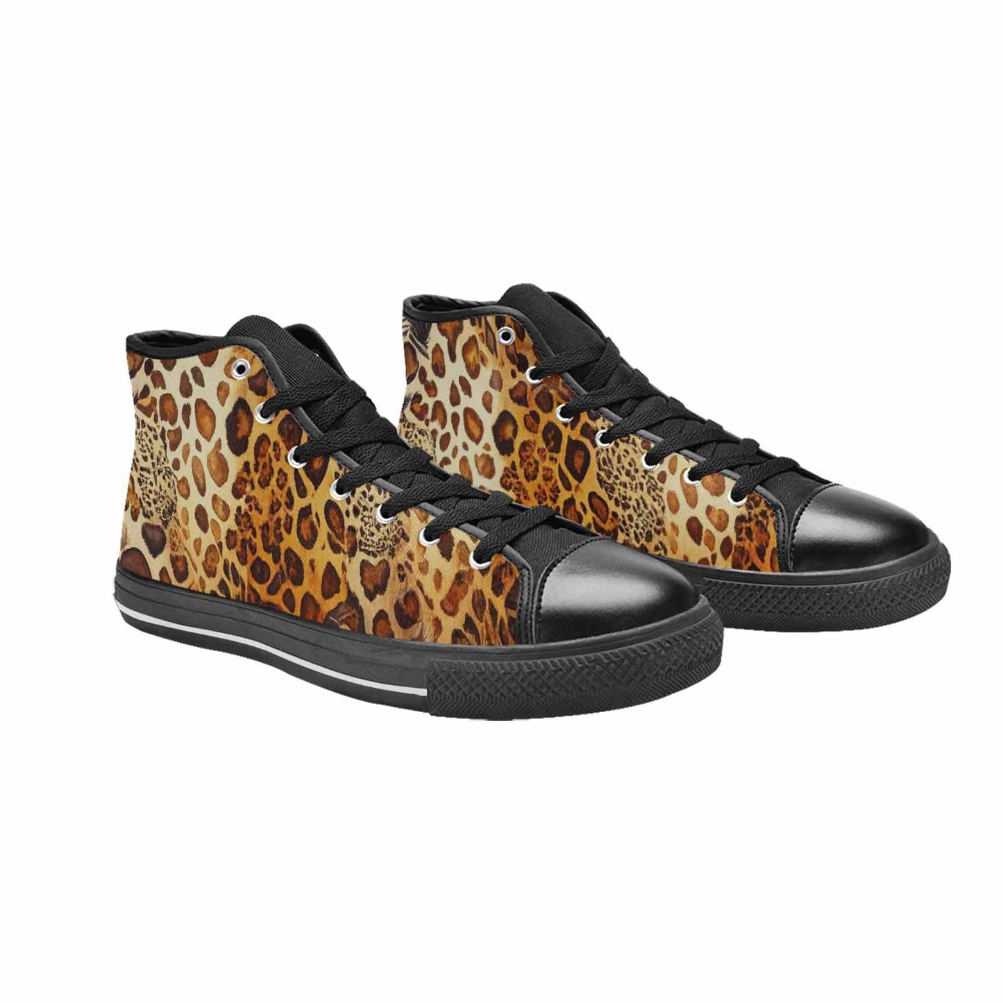 WOMEN'S Animal Print High Top Canvas Surreal Sneakers