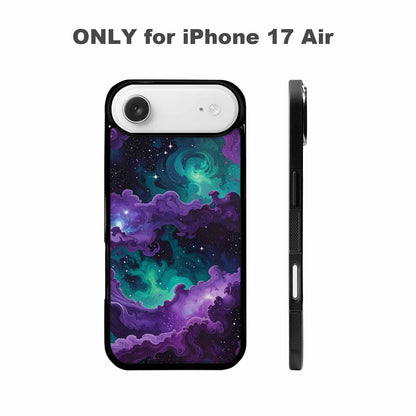 iPhone 17 Air Case — Seamless Tileable Pattern Of Swirling Galaxy, Custom Made Phone Cover