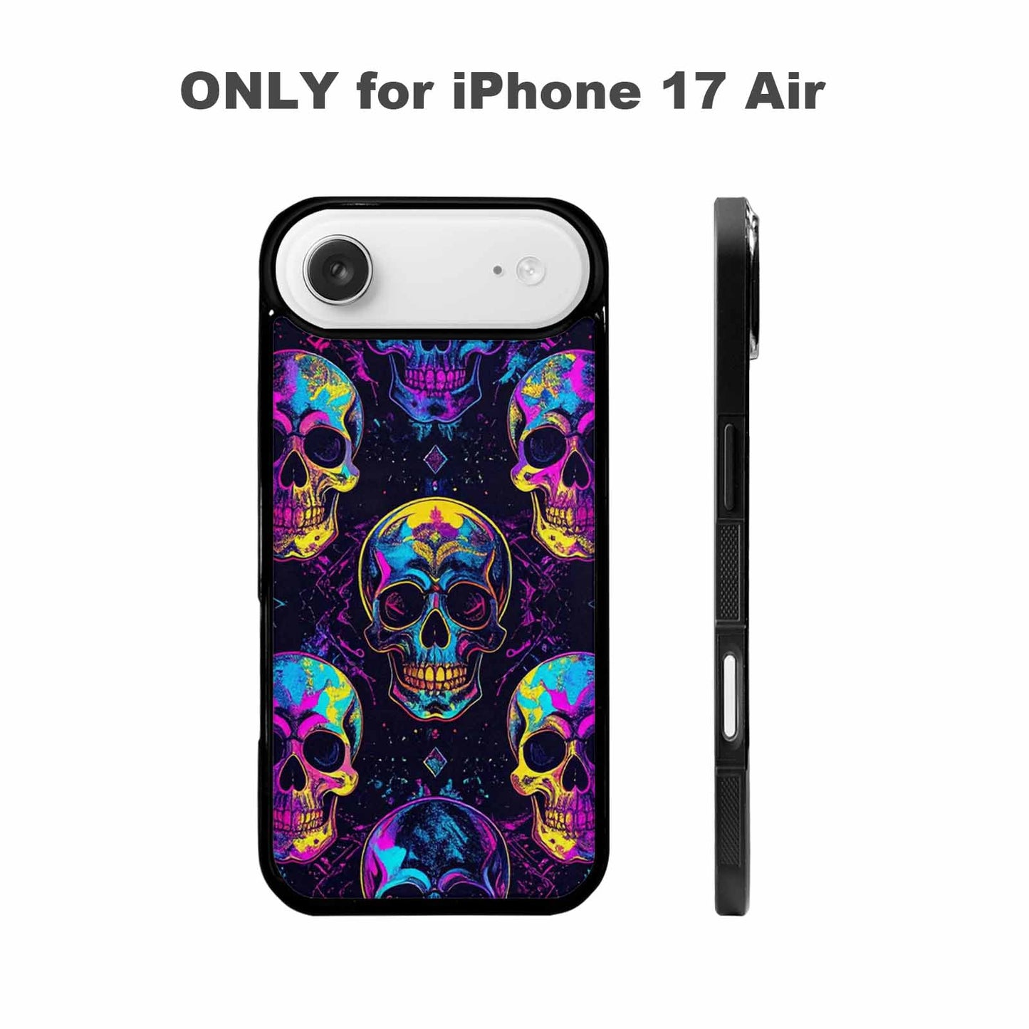 iPhone 17 Air Case — Skull Dark Art Gothic Print Gothic, Custom Art Phone Cover
