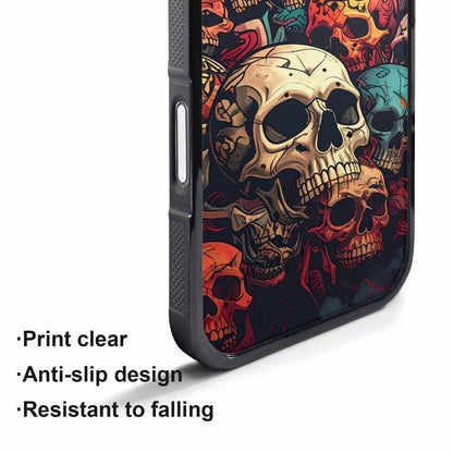iPhone 17 Pro Case — Skull Dark Art Gothic Print Gothic, Custom Print Case Cover