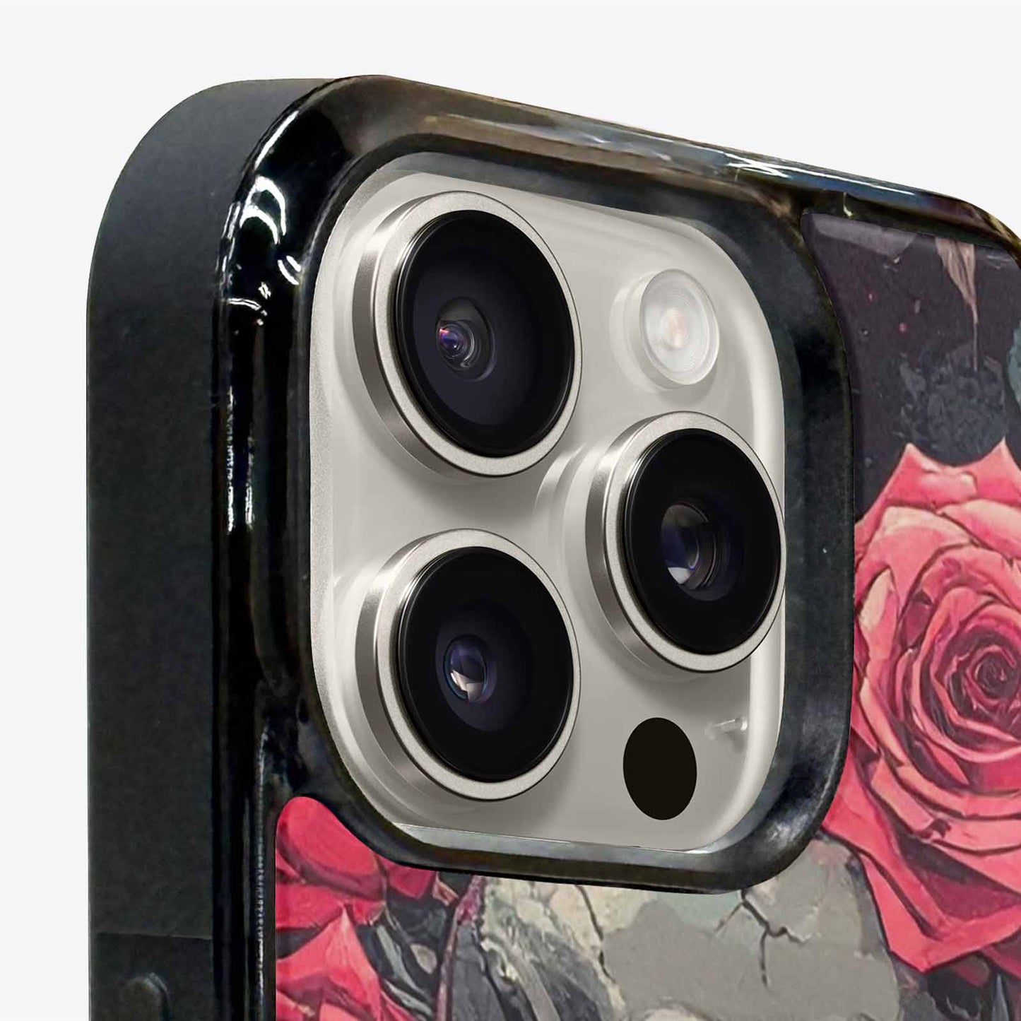 iPhone 16 Pro Max Case — Skulls And Roses Skulls And Roses, Custom Designed Case Cover
