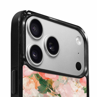 iPhone 17 Pro Case — Marble Floral, Custom Phone Case