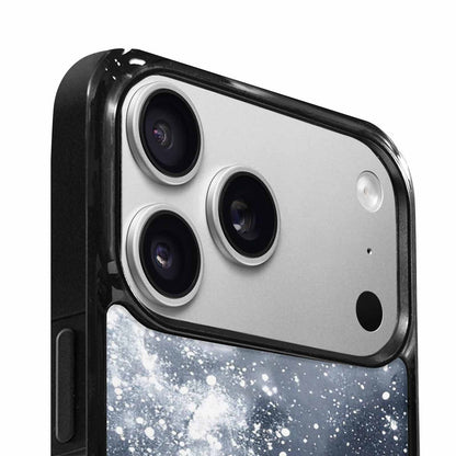 iPhone 17 Pro Max Case — Galaxy Art Silver White Galaxy Space, Personalized Phone Case