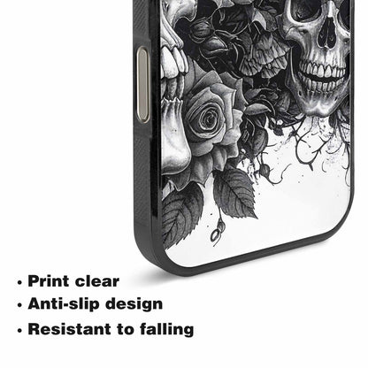 iPhone 15 Pro Max Case — Skull Gothic Art Dark Original, Unique Phone Case Design