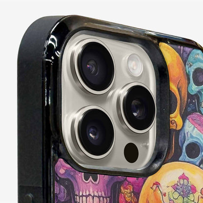 iPhone 16 Pro Case — Skulls General Skulls Pattern, Custom Designed Case Cover