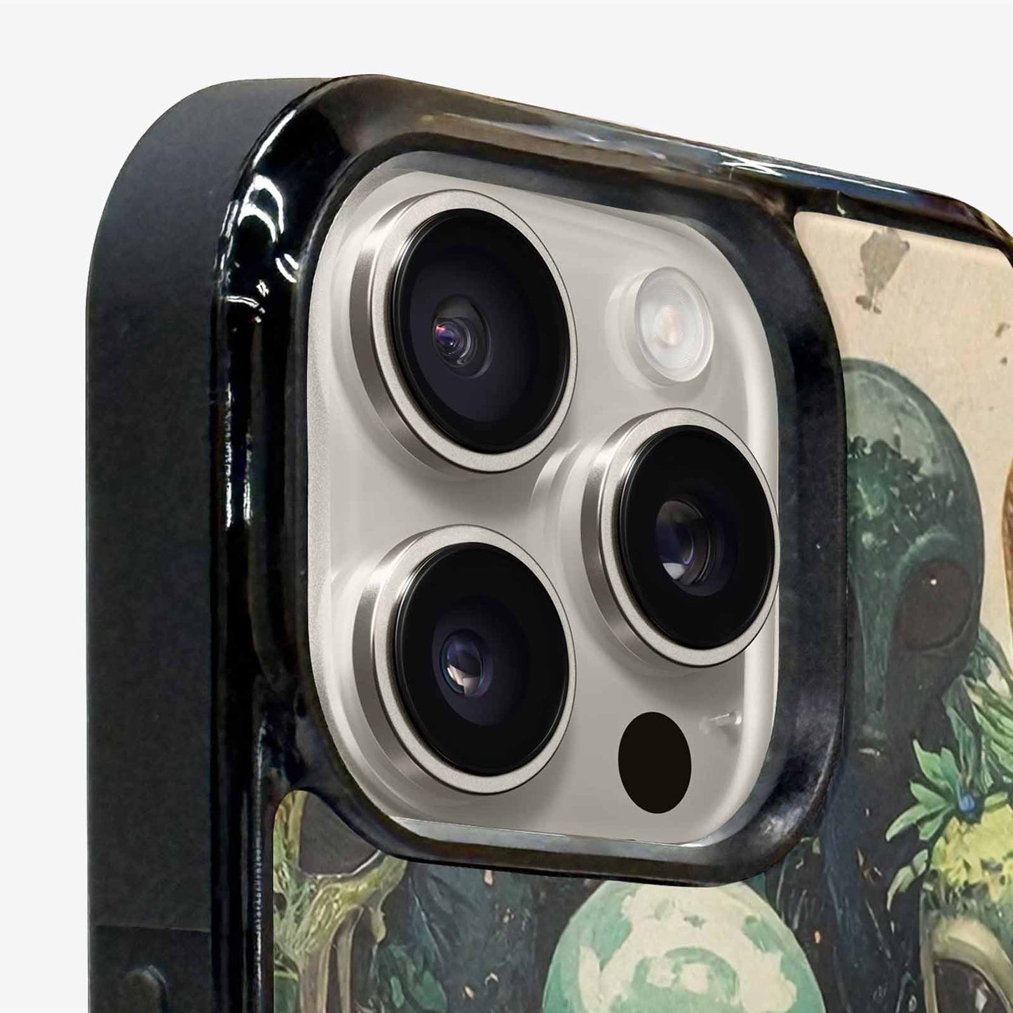 iPhone 16 Pro Case — Aliens Pattern Hundreds Of Sma Fvc, Custom Printed Phone Case