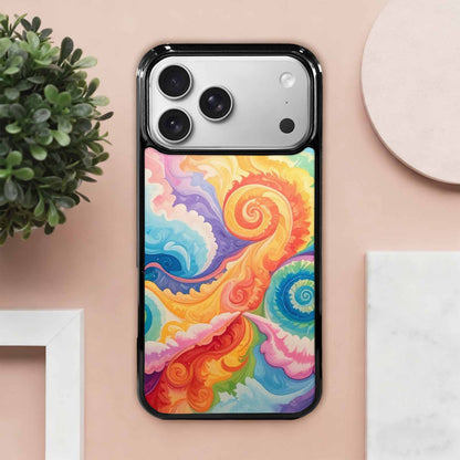 iPhone 17 Pro Max Case — Tie Dye Swirls Tie Dye Tie, Custom Print Case Cover