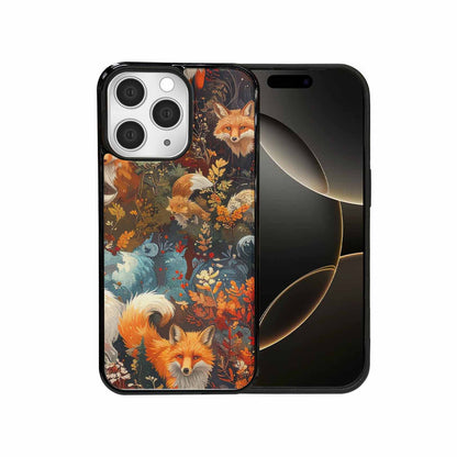 iPhone 15 Pro Max Case — Fox Forest Fox Forest Pattern Hundreds, Unique Phone Case Design