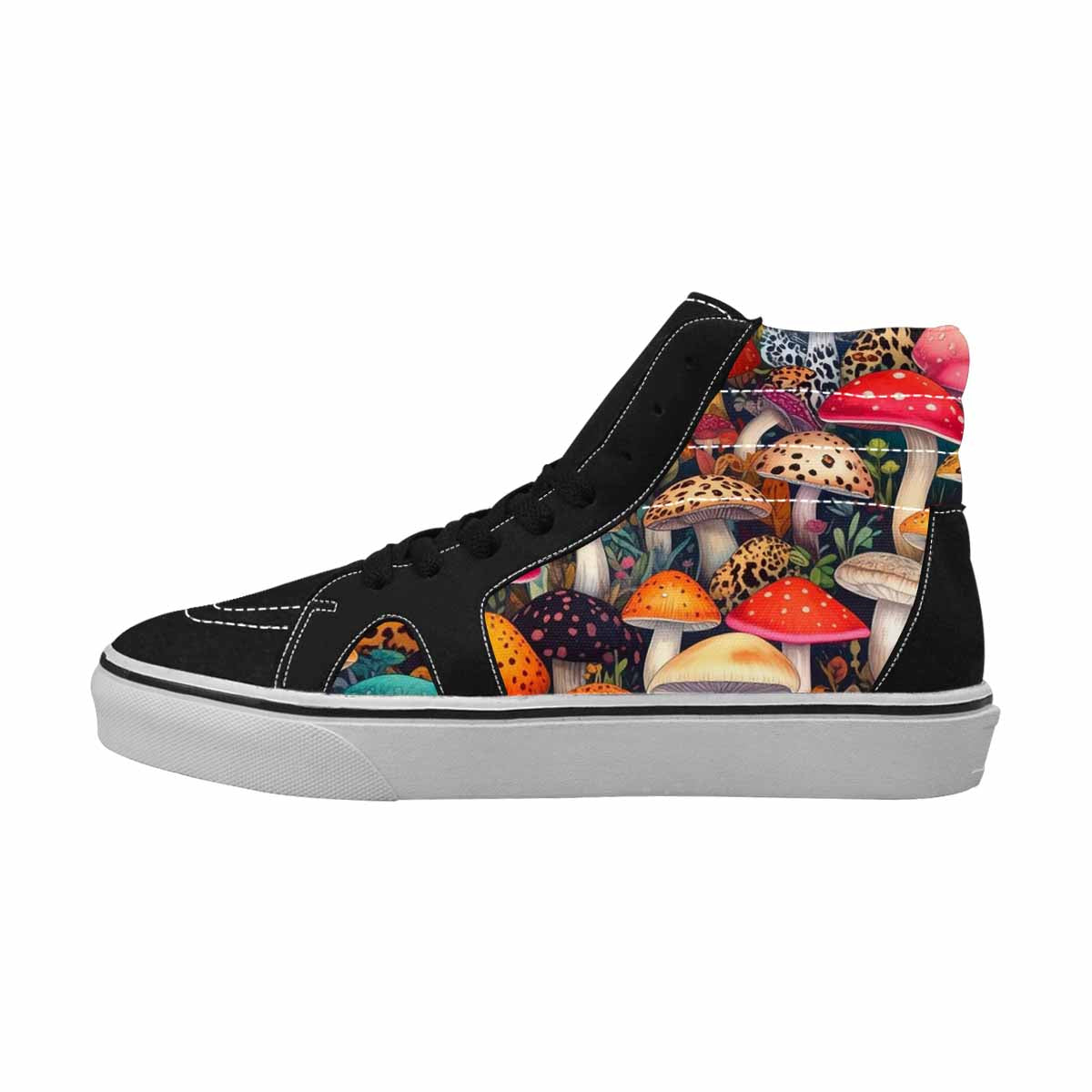 MEN'S Mushrooms High Top Canvas Aesthetic Custom Shoes