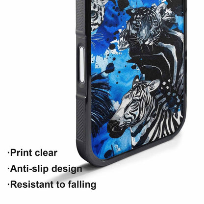 iPhone 17 Pro Max Case — Animal Print Black &amp; Animal Print, Custom Art Phone Cover