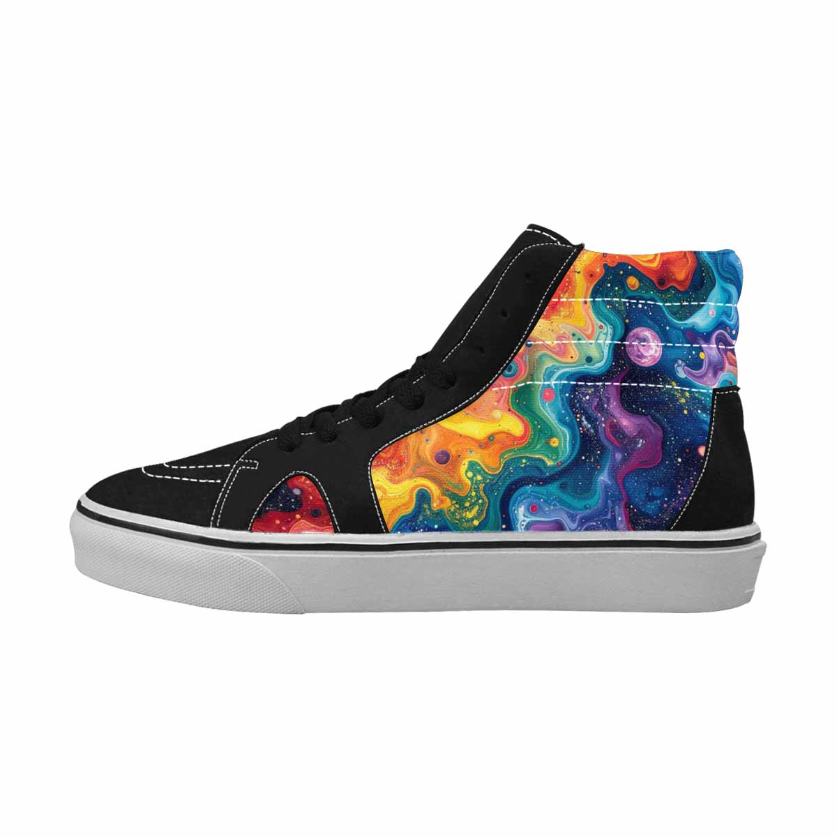 MEN'S Galaxy Art - High Top Canvas Dreamcore Shoes
