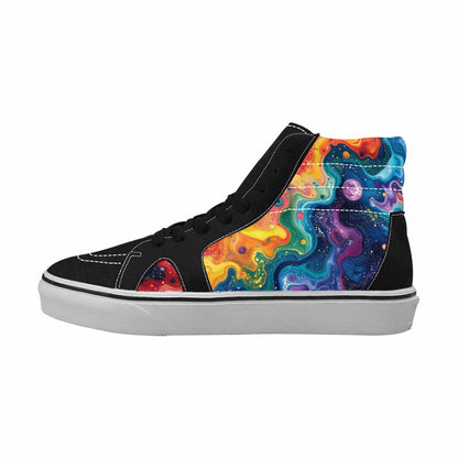 MEN'S Galaxy Art - High Top Canvas Dreamcore Shoes