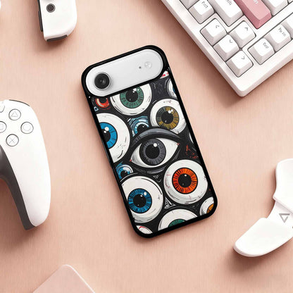 iPhone 17 Air Case — Seamless Repeating Pattern Of Overlapping Cartoon, Unique Phone Case Design
