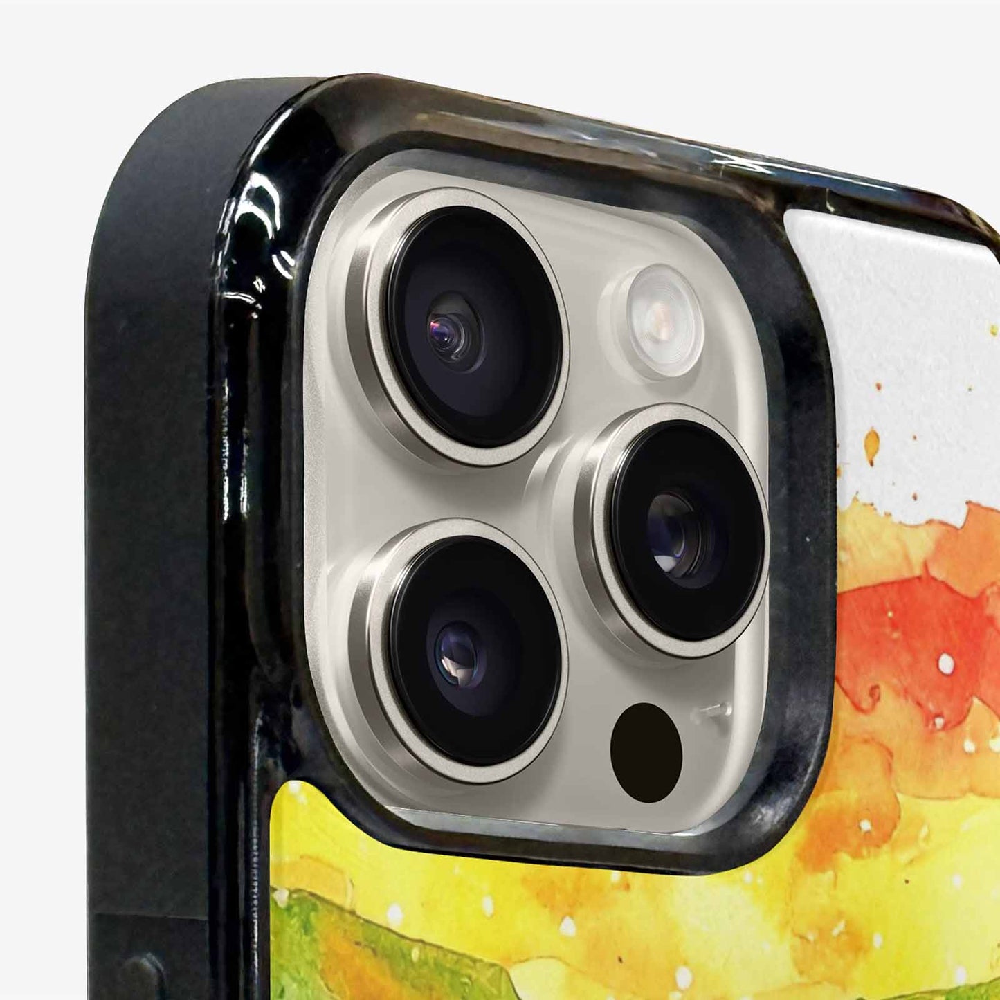 iPhone 16 Pro Case — Watercolor Splash Abstract Pattern Seamless Repeat, Custom Designed Case Cover