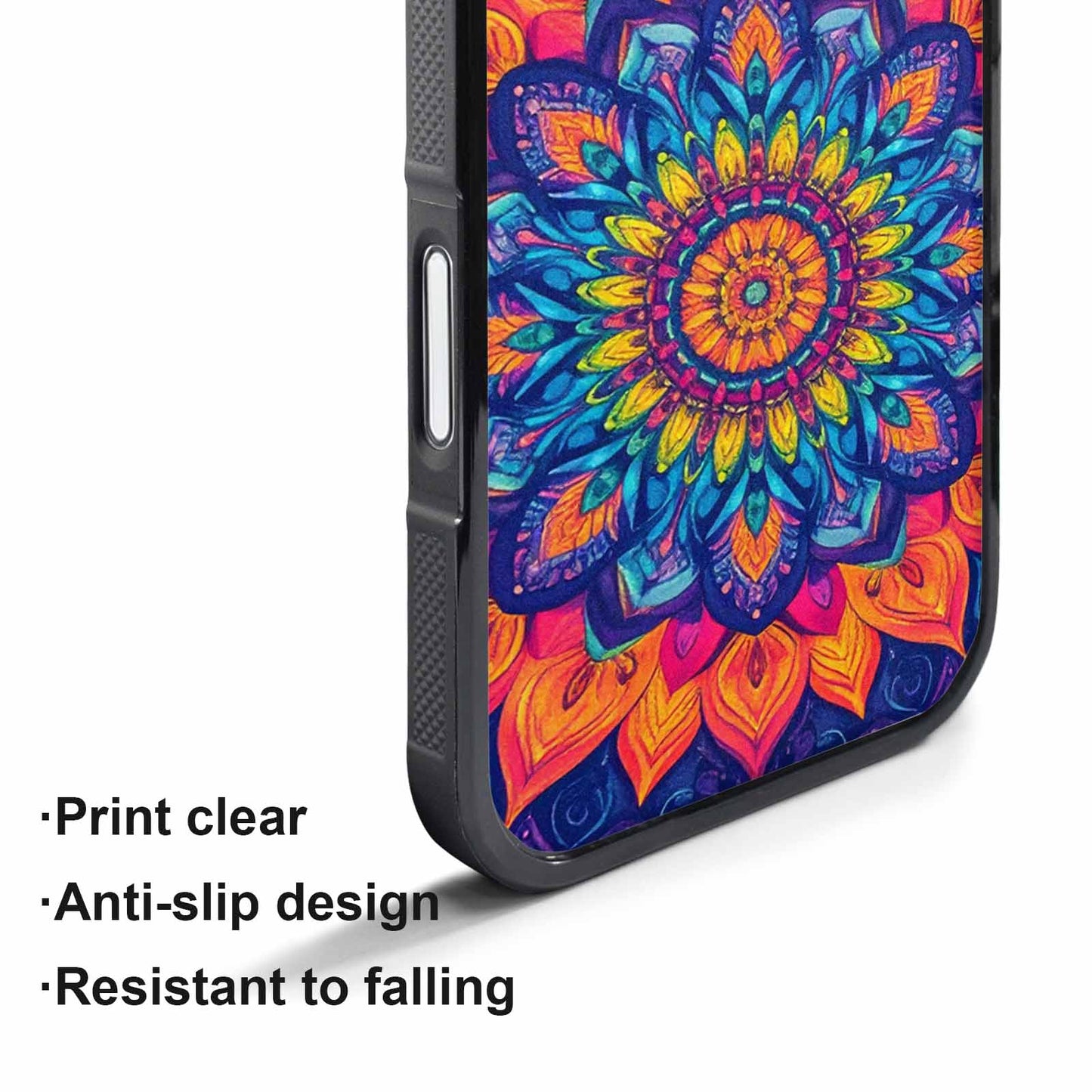 iPhone 17 Air Case — Tie Dye Mandala Art Seamless Tie, Custom Phone Case