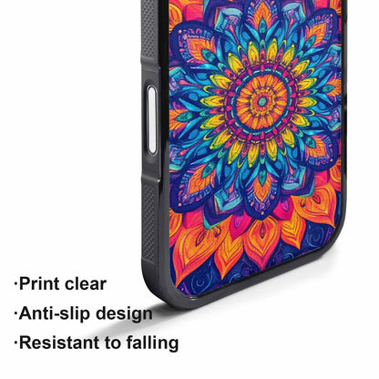 iPhone 17 Air Case — Tie Dye Mandala Art Seamless Tie, Custom Phone Case