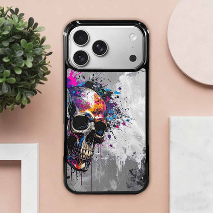 iPhone 17 Pro Max Case — Skull Dark Art Gothic Print Gothic, Custom Printed Phone Case