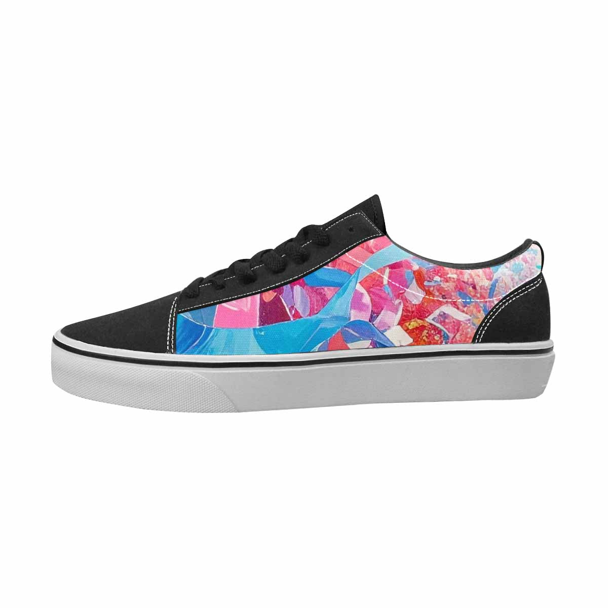 MEN'S Pride Canvas Statement Kaleidoscope Customized Sneakers