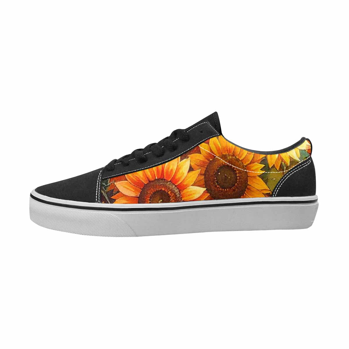 MEN'S Sunflowers Full Color Canvas Artist-designed Surreal Sneakers